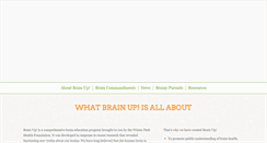 Desktop Screenshot of brainupfl.org