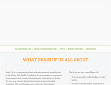 Tablet Screenshot of brainupfl.org